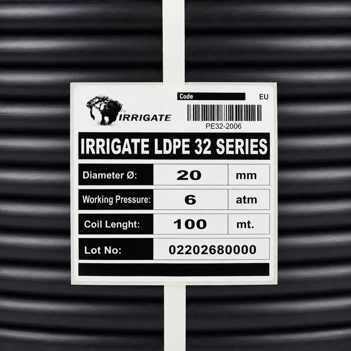 Tyleenslang Ø20 mm LDPE blindslang - specificaties