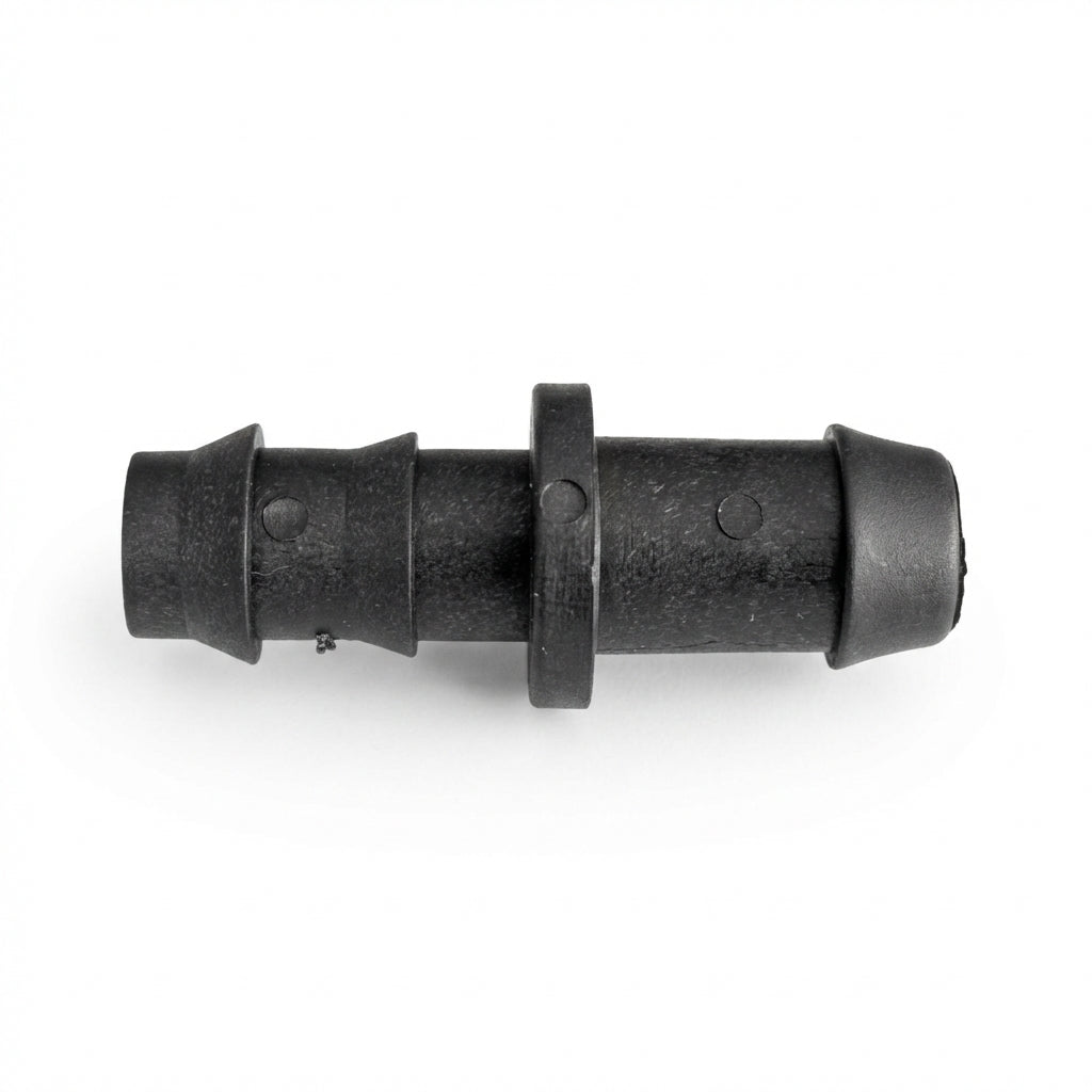 Startverbinder druppelslang/tyleenslang met rubber – rechte barbed slangtule