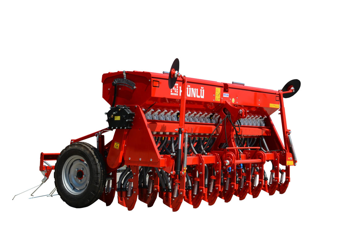 Graanzaaimachine met Beitelkouters – 32 Rijen
