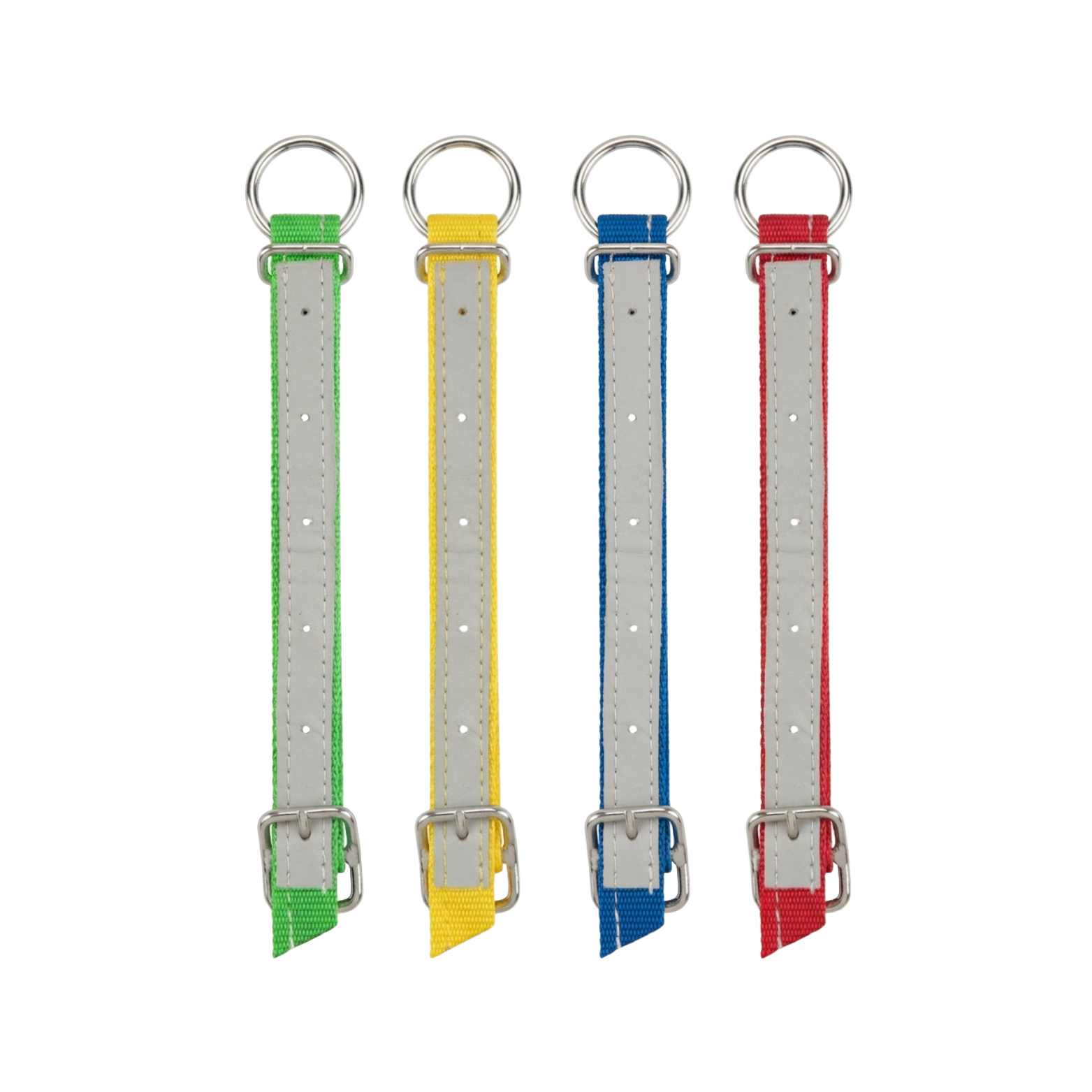 Halsband/Nekriem Met Leerversterking Voor Lammeren, Schapen En Geiten