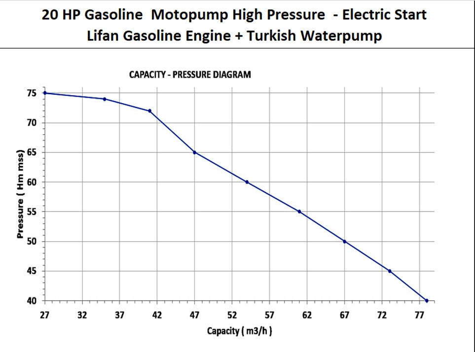 Yüzüak 20 pk Benzinemotorpomp detail