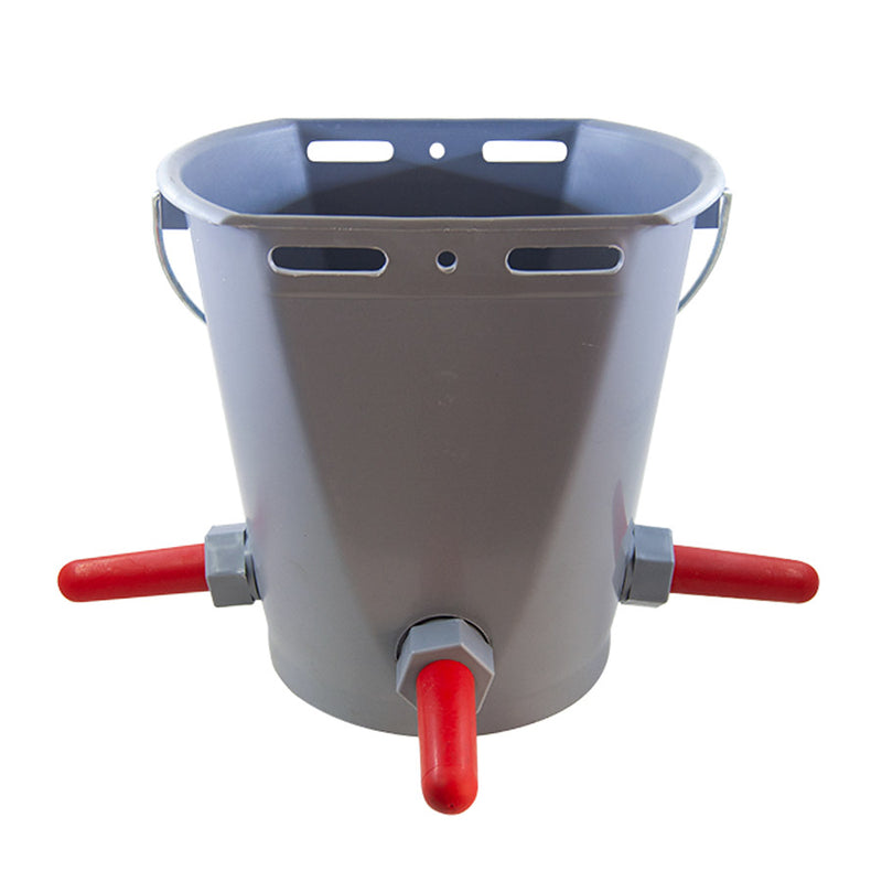 Kalverdrinkemmer – 3 delige set - 8 liter - Kalveremmer - Emmer