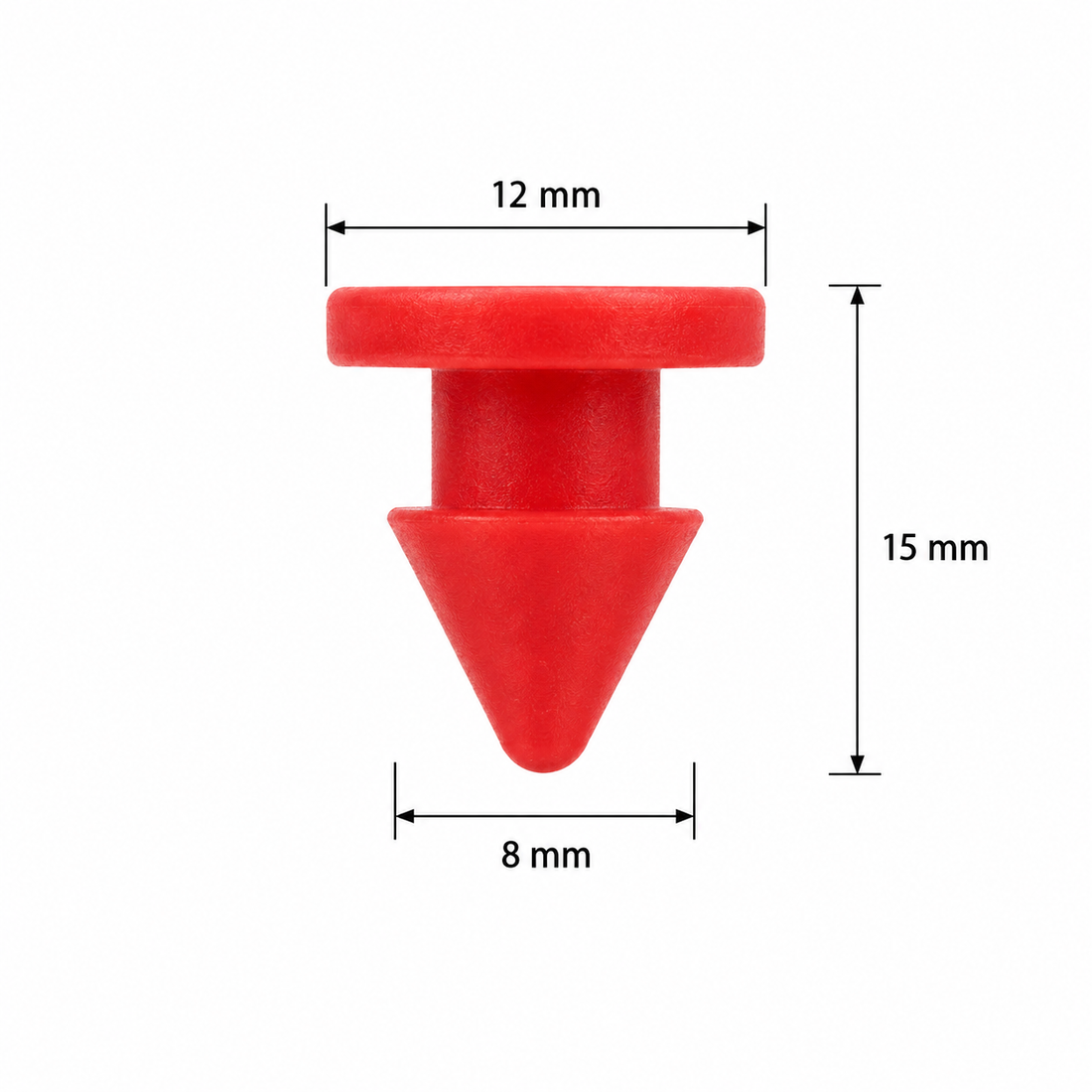 Afdichtplug Ø6 mm – Blinde Plug voor Irrigatiesystemen – Rood – Per stuk of 100 stuks