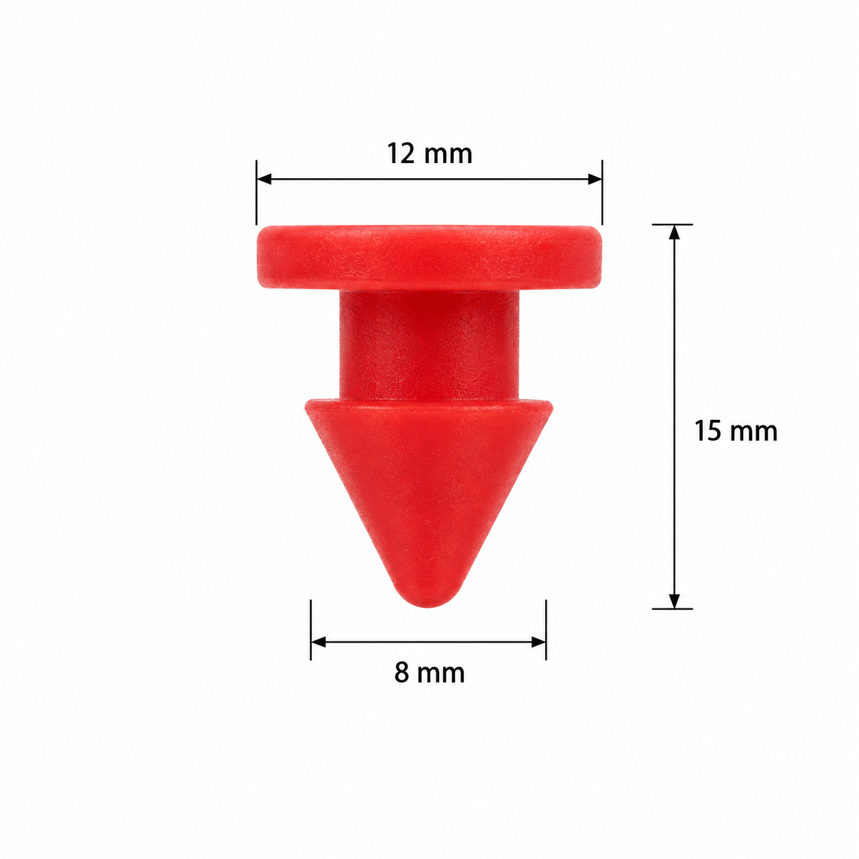 Afdichtplug Ø6 mm – Blinde Plug voor Irrigatiesystemen – Rood – Per stuk of 100 stuks