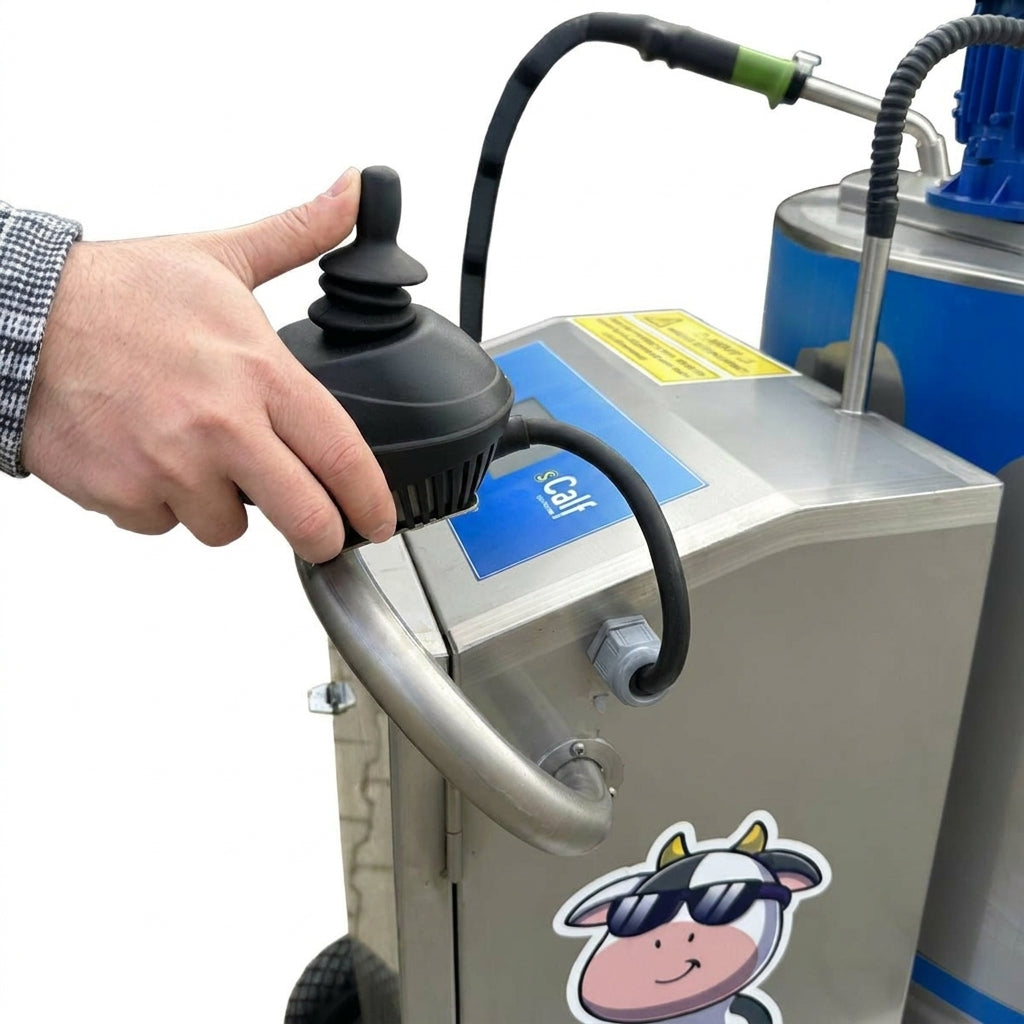S-Calf PRO Kalvermelkbereider / Melktaxi 150 L – Zelfrijdend – met Pasteurisatie