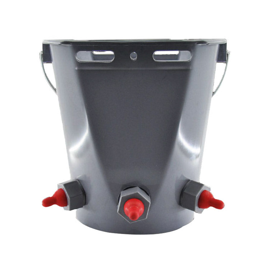 Lammerdrinkemmer - 3 delige set - 8 liter - Lammer drink emmer