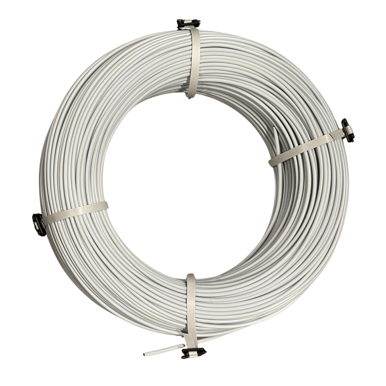 PE Soft Microslang Ø5 x 3 mm - Wit - 250 m