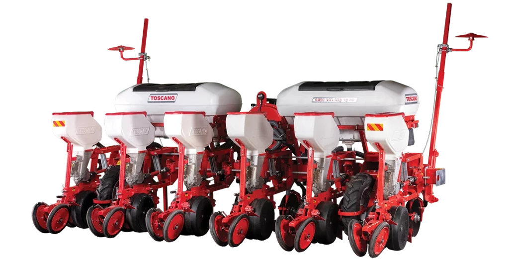 Toscano Pneumatische Precisiezaaimachine NT-model achteraanzicht