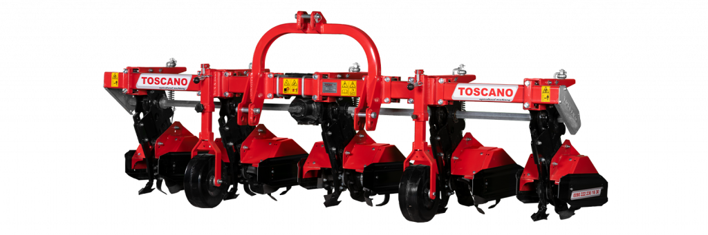 Toscano Frees-schoffelmachine Bemestend vooraanzicht