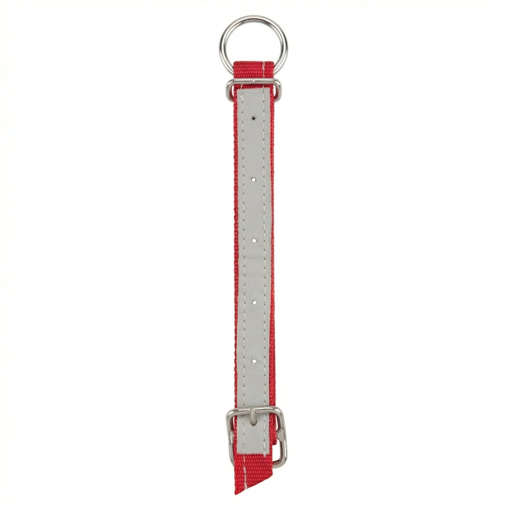 Halsband/Nekriem Met Leerversterking Voor Lammeren, Schapen En Geiten