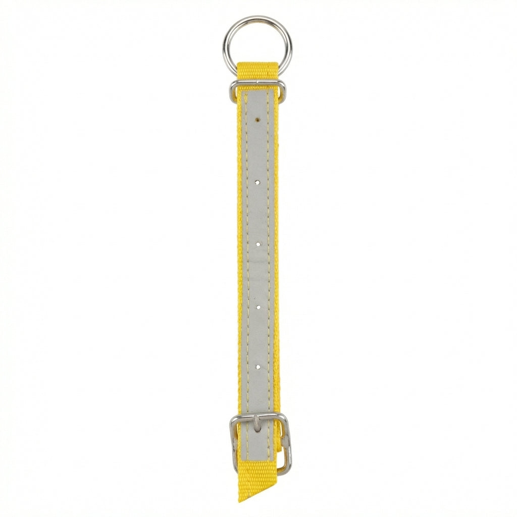 Halsband/Nekriem Met Leerversterking Voor Lammeren, Schapen En Geiten