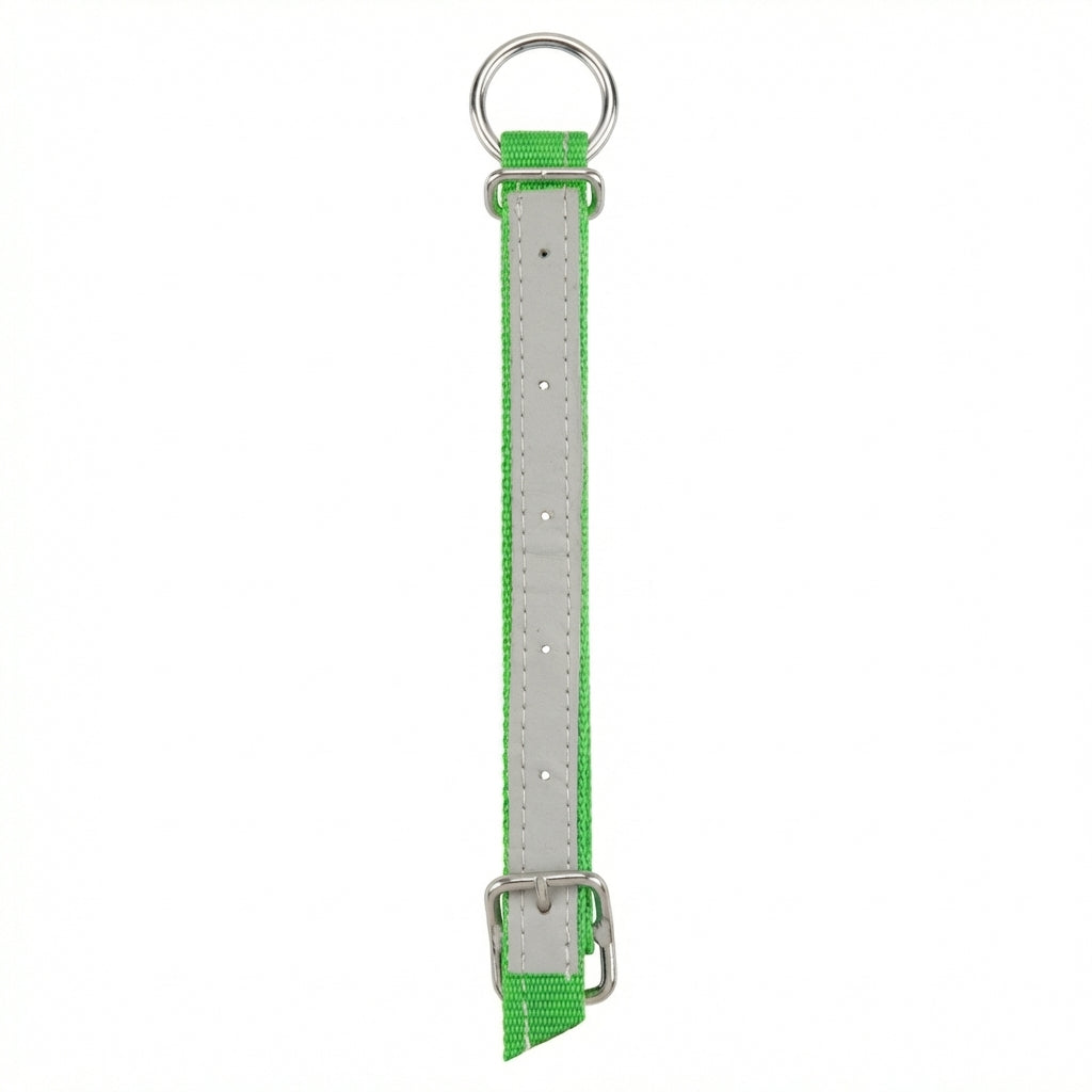 Halsband/Nekriem Met Leerversterking Voor Lammeren, Schapen En Geiten