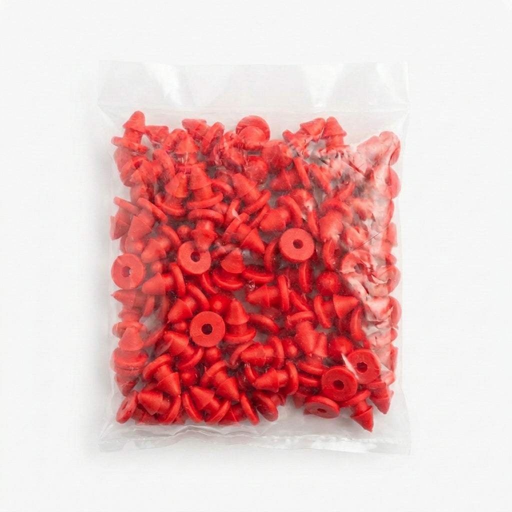 Afdichtplug Ø6 mm – Blinde Plug voor Irrigatiesystemen – Rood – Per stuk of 100 stuks