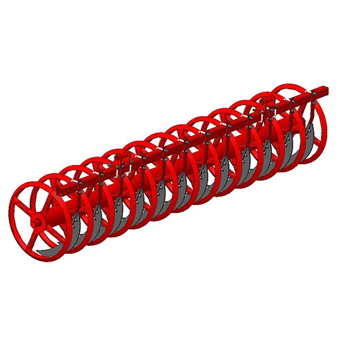Toscano Cultivator – Zware uitvoering, vouwbaar