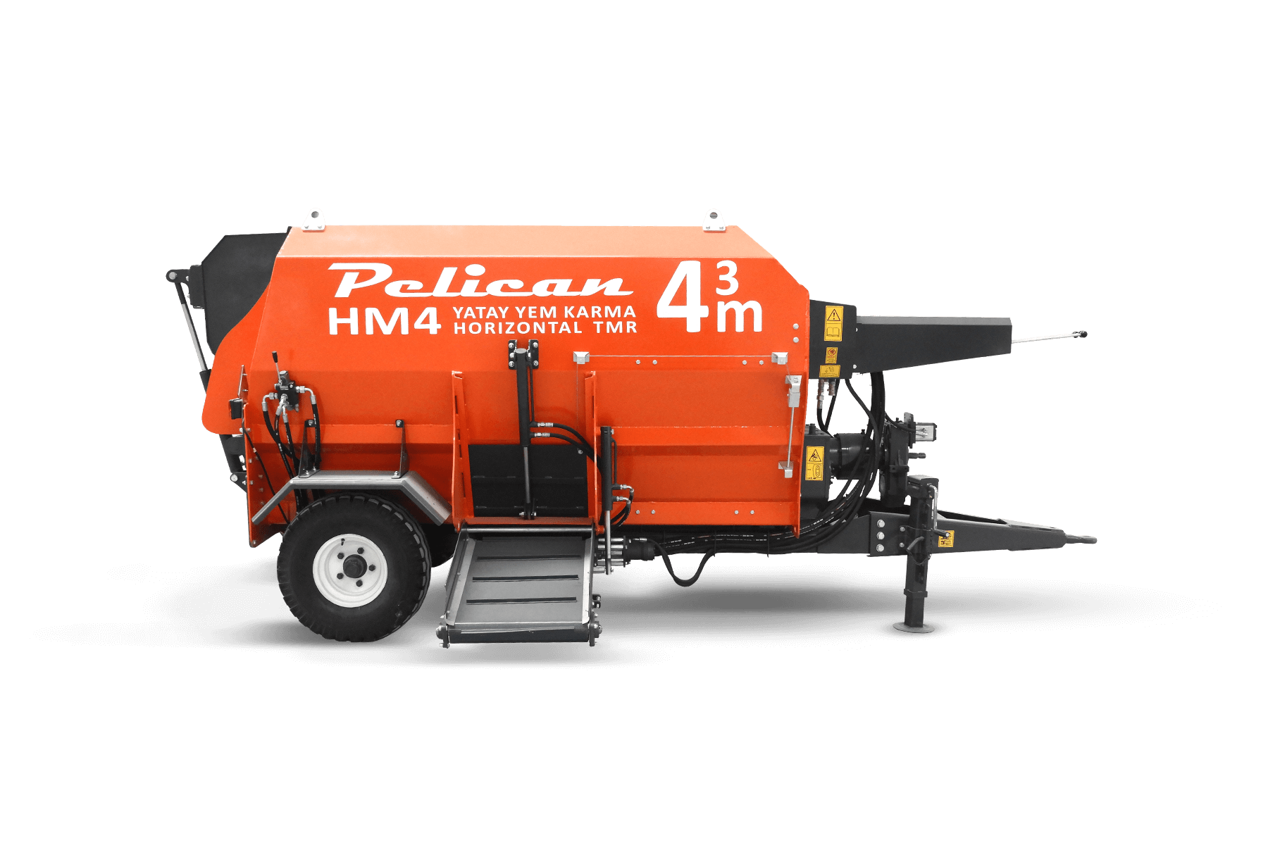Paksan Pelican Horizontale Voermengwagen – TMR-mengwagen 4 m³ tot 10 m³