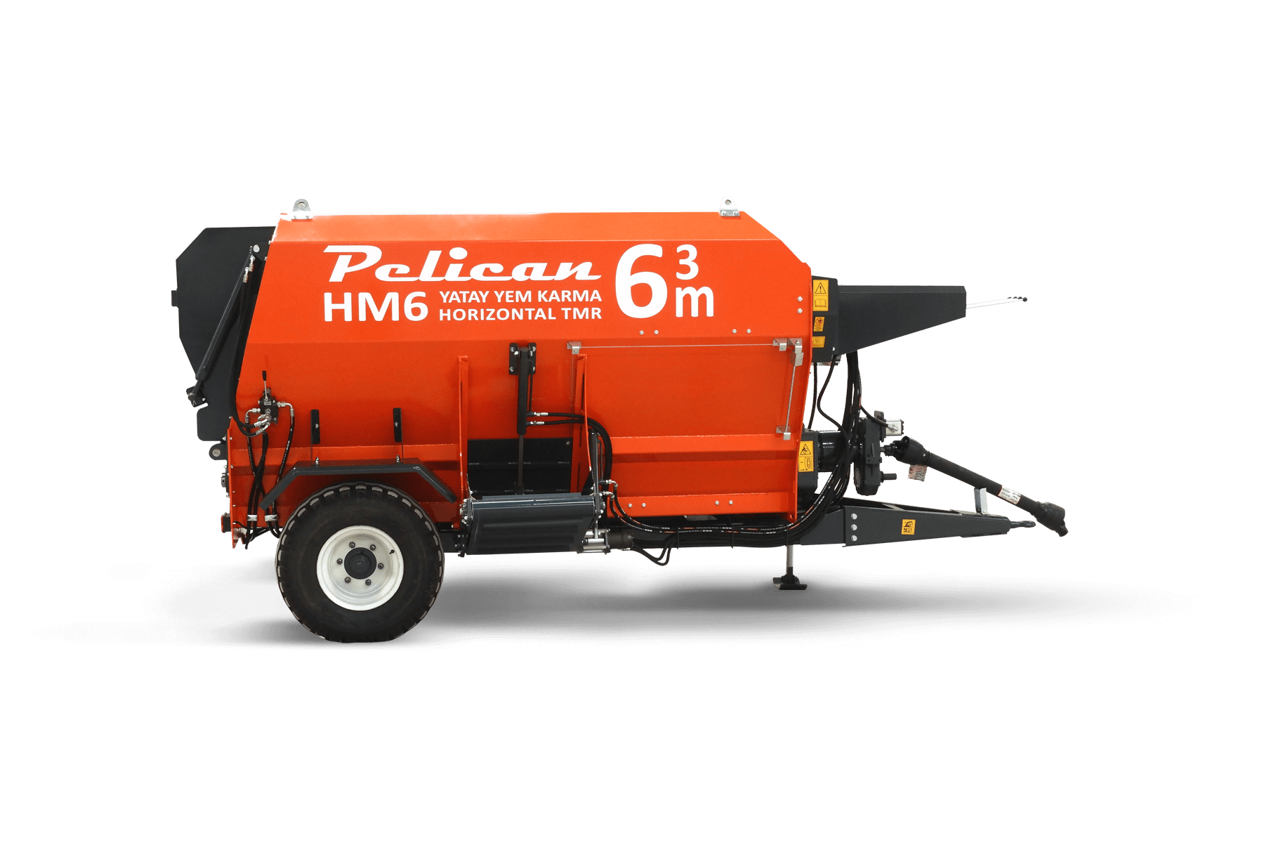 Paksan Pelican Horizontale Voermengwagen – TMR-mengwagen 4 m³ tot 10 m³