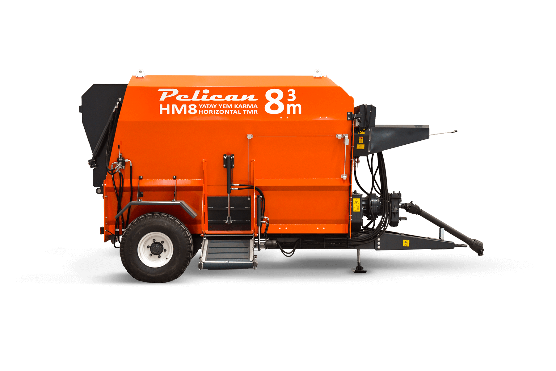 Paksan Pelican Horizontale Voermengwagen – TMR-mengwagen 4 m³ tot 10 m³