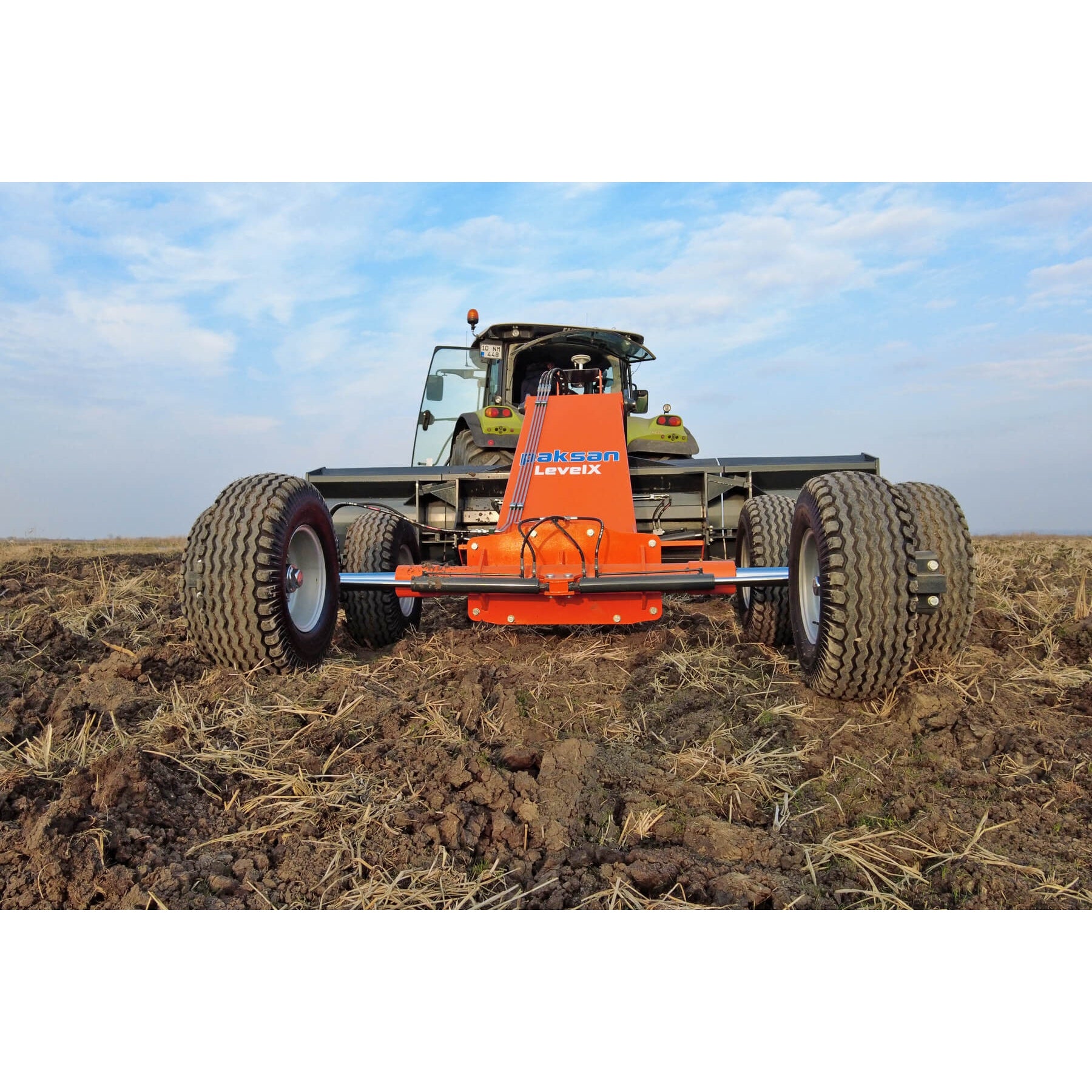 Paksan Planierhobel 4X GPS – 4 m – Hydraulische Planierklinge für landwirtschaftliche Flächen