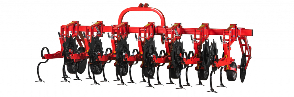 Toscano Schoffelmachine veer Brede unit achteraanzicht