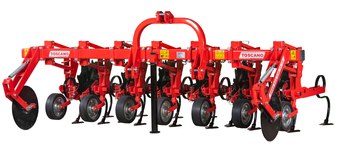 Toscano Schoffelmachine (veer) – Brede unit