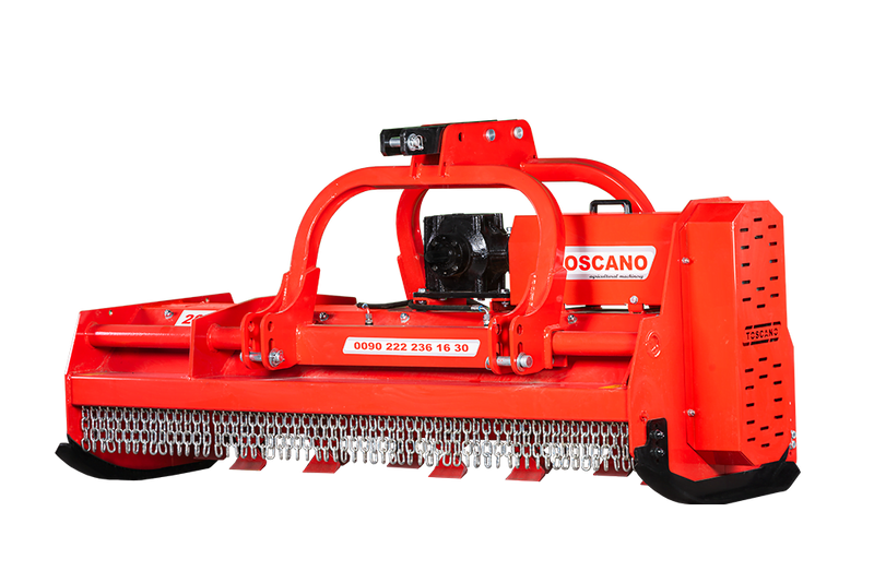 Toscano Mulcher Dubbelzijdig Model 1 vooraanzicht