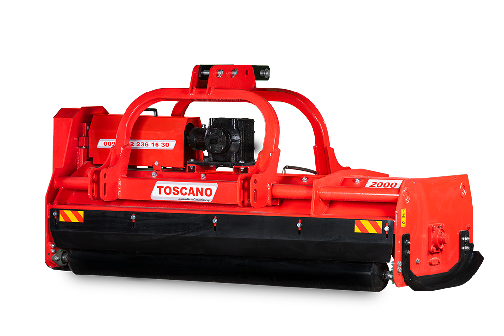 Toscano Mulcher Dubbelzijdig Model 2 achteraanzicht