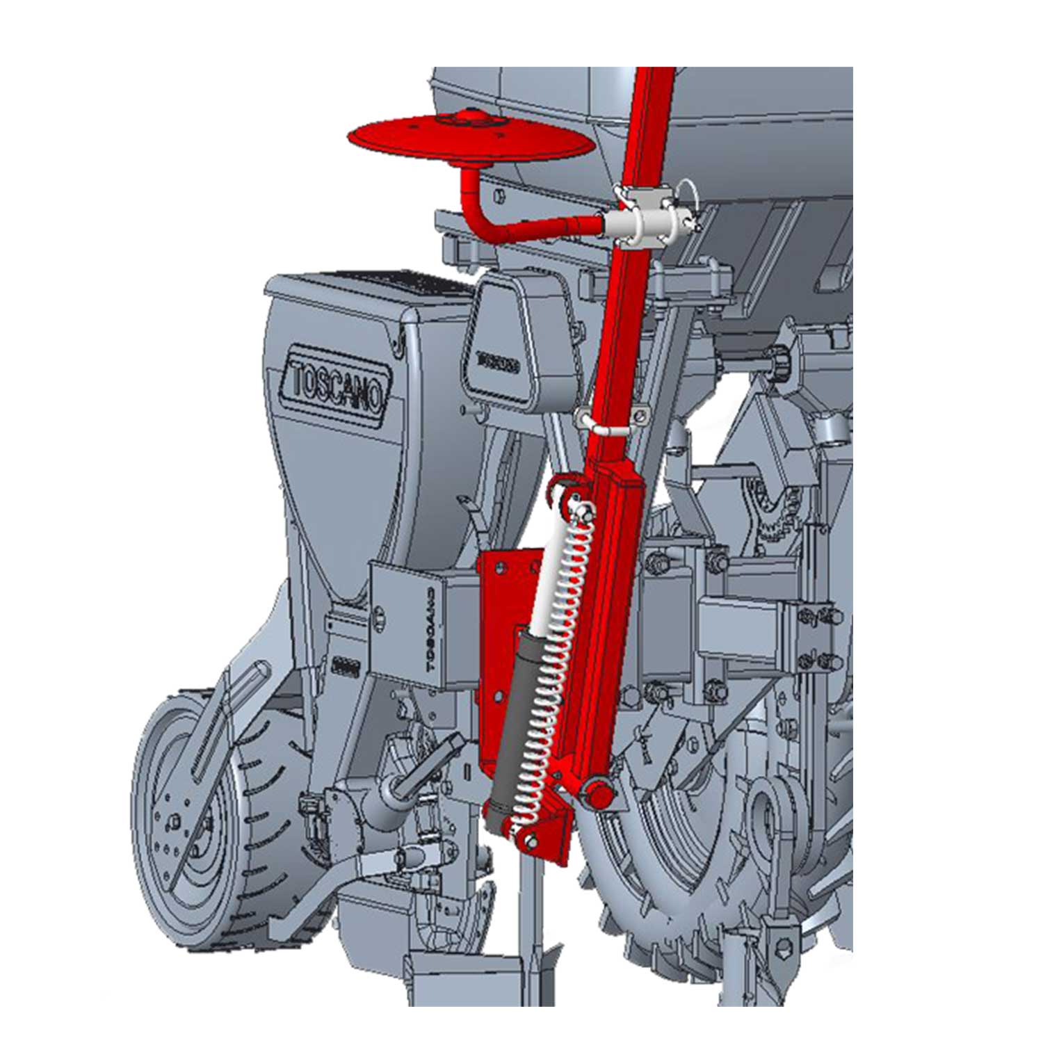 Toscano Pneumatische Precisiezaaimachine – Schijfkouter